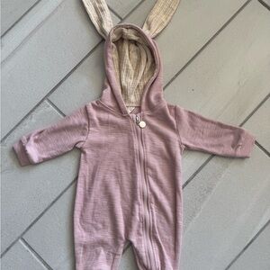 Adorable Pink Bunny Ear Kids One Piece